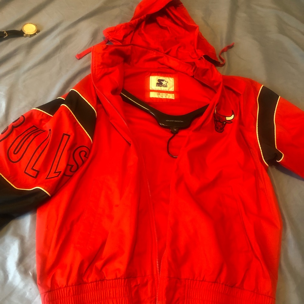 90’s bulls starter windbreaker